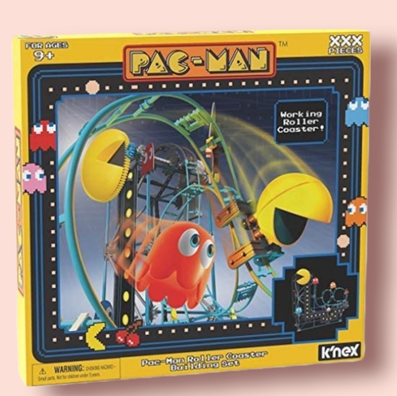 K'NEX Motorized Pacman Roller Coaster Amusement Ride - Picture 2 of 5